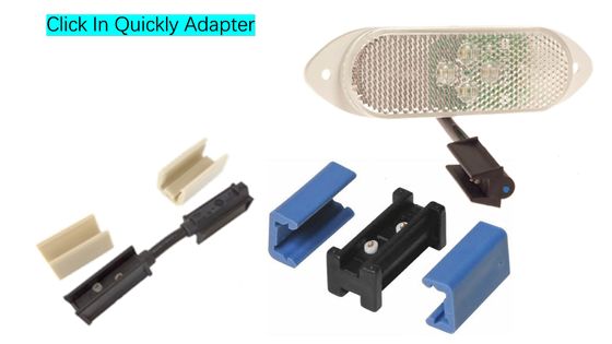 5A-20A Click-In Overmold Connector Automotive Wiring Harness with Optimized Cable Support and Single Marker Clearance Lights