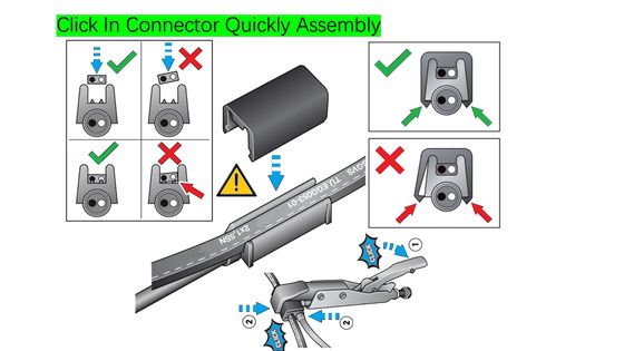 5A-20A Click-In Overmold Connector Automotive Wiring Harness with Optimized Cable Support and Single Marker Clearance Lights