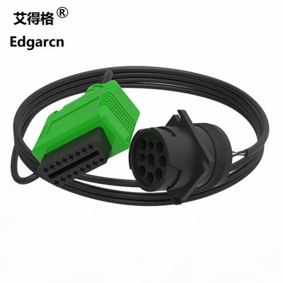 Blue / Green Custom Wiring Harness For Trucks , Ip68 9 Pin Deutsch Cable