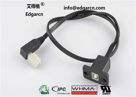 Customized Data Communication Cable Print / Adapter Wire Usb B Type To Usb B Type