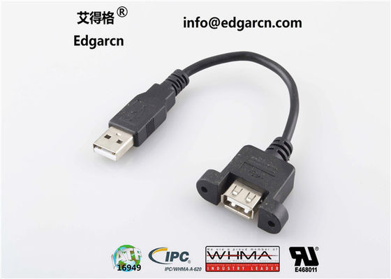 Straight Data Communication Cable Usb Type A Female To Male Length 100mm