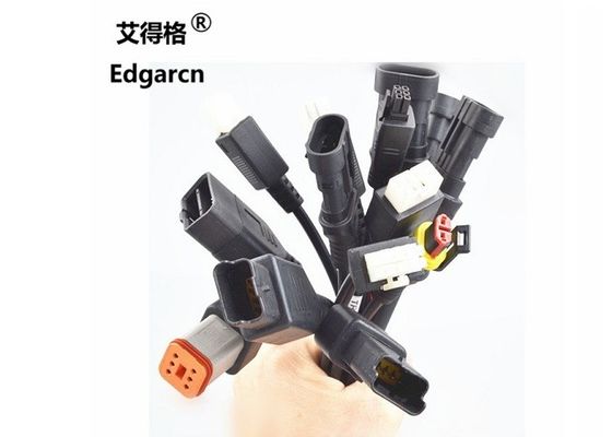 Over Molded Custom Wire Assemblies Deutsch Electrical Connectors Waterproof