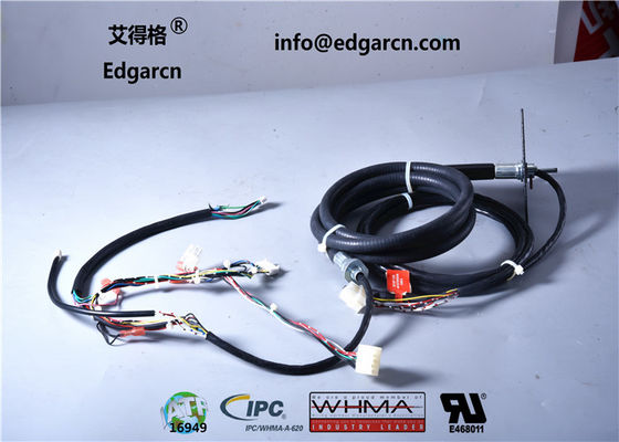 Crimping Industrial Cable Assemblies Customized Length Iso9001 Approved