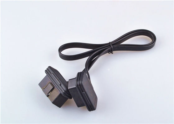 Customized Obd Ii Diagnostic Cable 16 Pin Male To Female Wtih Crimping Connector