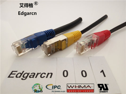 Data Communication Custom Wire Assemblies Rj45 Plug Customized Length