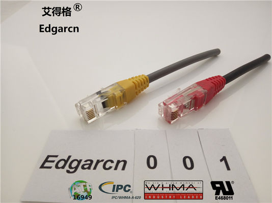 Data Communication Custom Wire Assemblies Rj45 Plug Customized Length