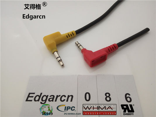 Iatf16949 Data Communication Cable , Right Angle 8p / 8c Cat5 Ethernet Cable