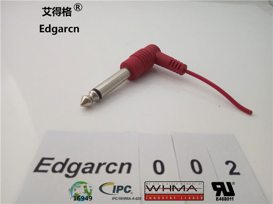 Right Angle Custom Wire Assemblies , Data 8p / 8c  Cat5 Network Cable Rj45