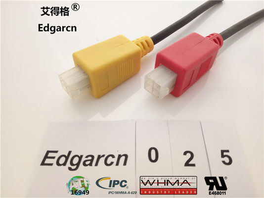 Pvc Material Molex Micro Fit  , Customized Size Overmolded Molex Mini Fit Jr