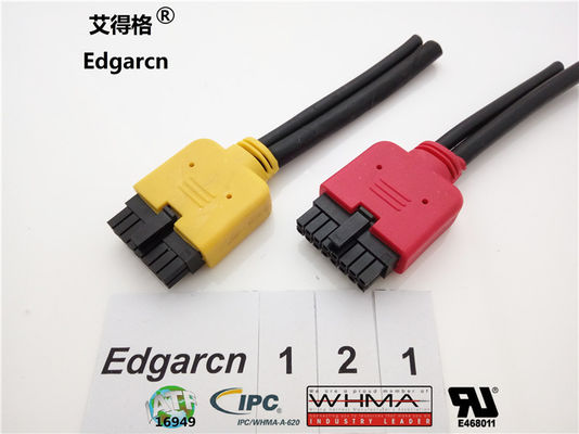 Durable Custom Wire Assemblies Ul2464 Molex Micro-fit Overmolded Type