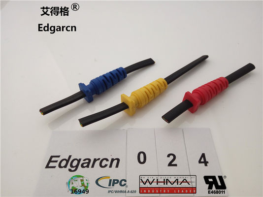 Black Blue Yellow Overmolded Strain Relief With Iso9001 Ul Certification