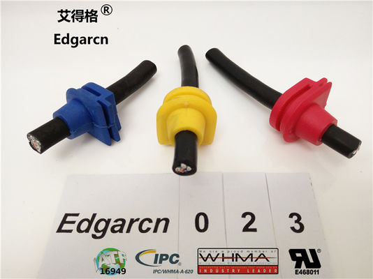 Black Blue Yellow Overmolded Strain Relief With Iso9001 Ul Certification
