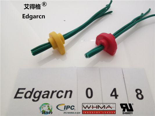 Ul Approved Custom Wire Assemblies Over Molded Cable Strain Relief Pvc Material