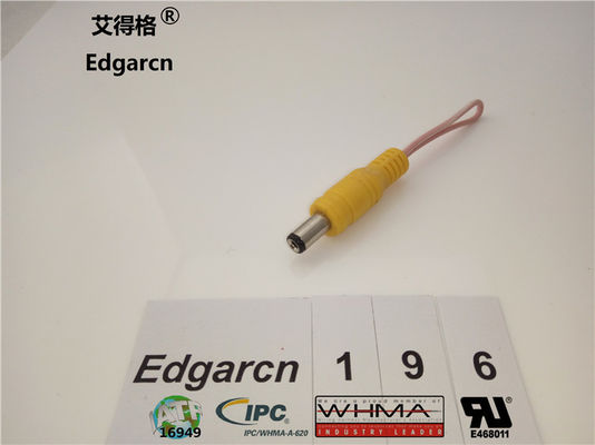 Injection Molding Industrial Wire Harness Right Angle Dc Power Wire Ul Approval
