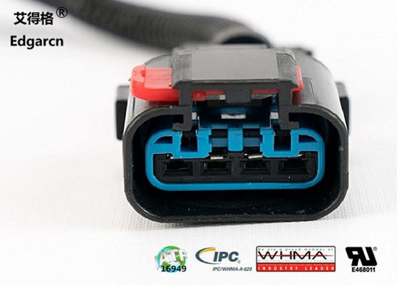 Diesel Glow Plug Engine Wiring Harness Pa66 Material In Black Color Iatf16949