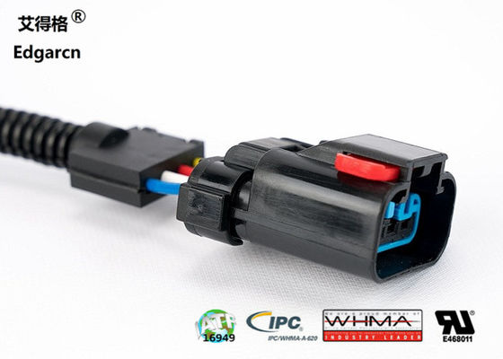 Diesel Glow Plug Engine Wiring Harness Pa66 Material In Black Color Iatf16949