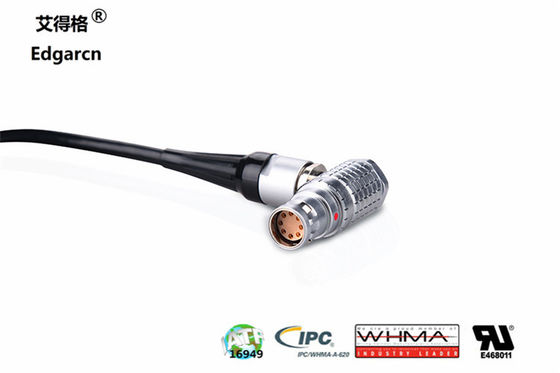 Black Overmolding Push Pull Cable Assemblies Ul 20059 Push Pull For Rolux