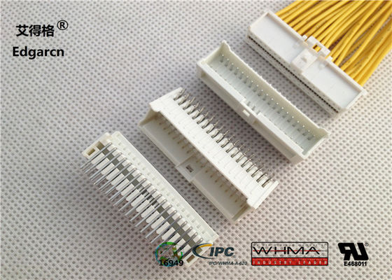 Receptacle Housing 2mm Pitch Connector Dual Row White Color With 38 Pin