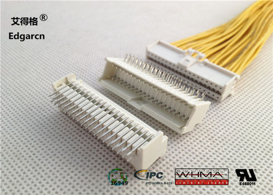Receptacle Housing 2mm Pitch Connector Dual Row White Color With 38 Pin