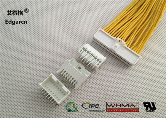 2mm Pvc Molex Microclasp Pitch , 16 Pin Wire To Board Power Connector 