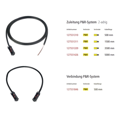 Herth + Buss Connecting Cable Overmold Cable Assembly For Police Truck Light Bar