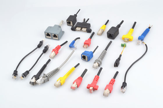 2 Ears Data Transfer Cable , Usb 2.0 A Type Female Plastic Injection Molding