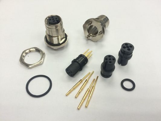 M12 Circular Connector Cable Assembly Overmolding With Pcba Assemblies