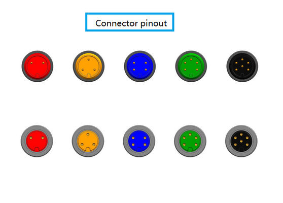 M12 Circular Connector Cable Assembly Overmolding With Pcba Assemblies