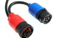 Heavy Duty J1939 Male to Female Extension OBD cable for Vehicle Gateway Install GPS Tracking Harness
