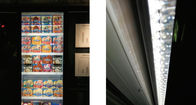 LED Lighting Performance Supermarket Refrigerated Display Cases Vertical