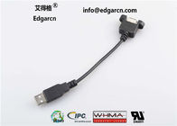 Straight Data Communication Cable Usb Type A Female To Male Length 100mm