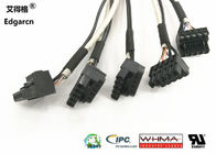 High Voltage 300v Custom Wire Harness Automotive Industrial Black Color