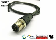 Waterproof Circular Power Connector Cable Assembly Custom Molded Cable Assemblies 22AWG