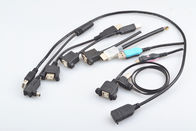 2 Ears Data Transfer Cable , Usb 2.0 A Type Female Plastic Injection Molding