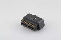16 Pin Standard J1962 Obd Connector Pvc Material Injection Molded In Black