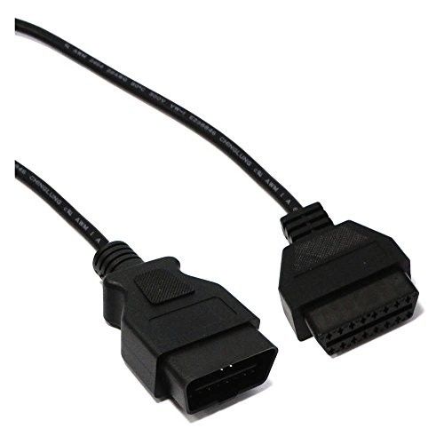 24 Volt J1962 Obd Male To Female Extension Cable Customized For Automotive