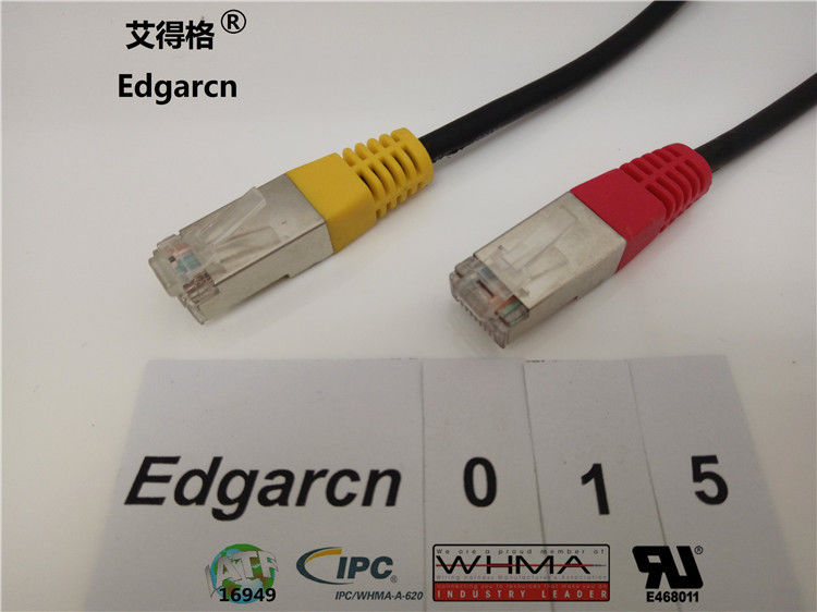 Rj45 Custom Wire Assemblies Cat5 Network Cable For Data Communication