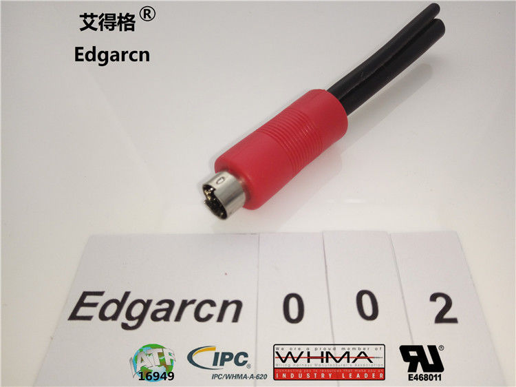 Data Transfer Din Power Cable , Industrial Custom Cable Assemblies Rj45 Cat5 Male